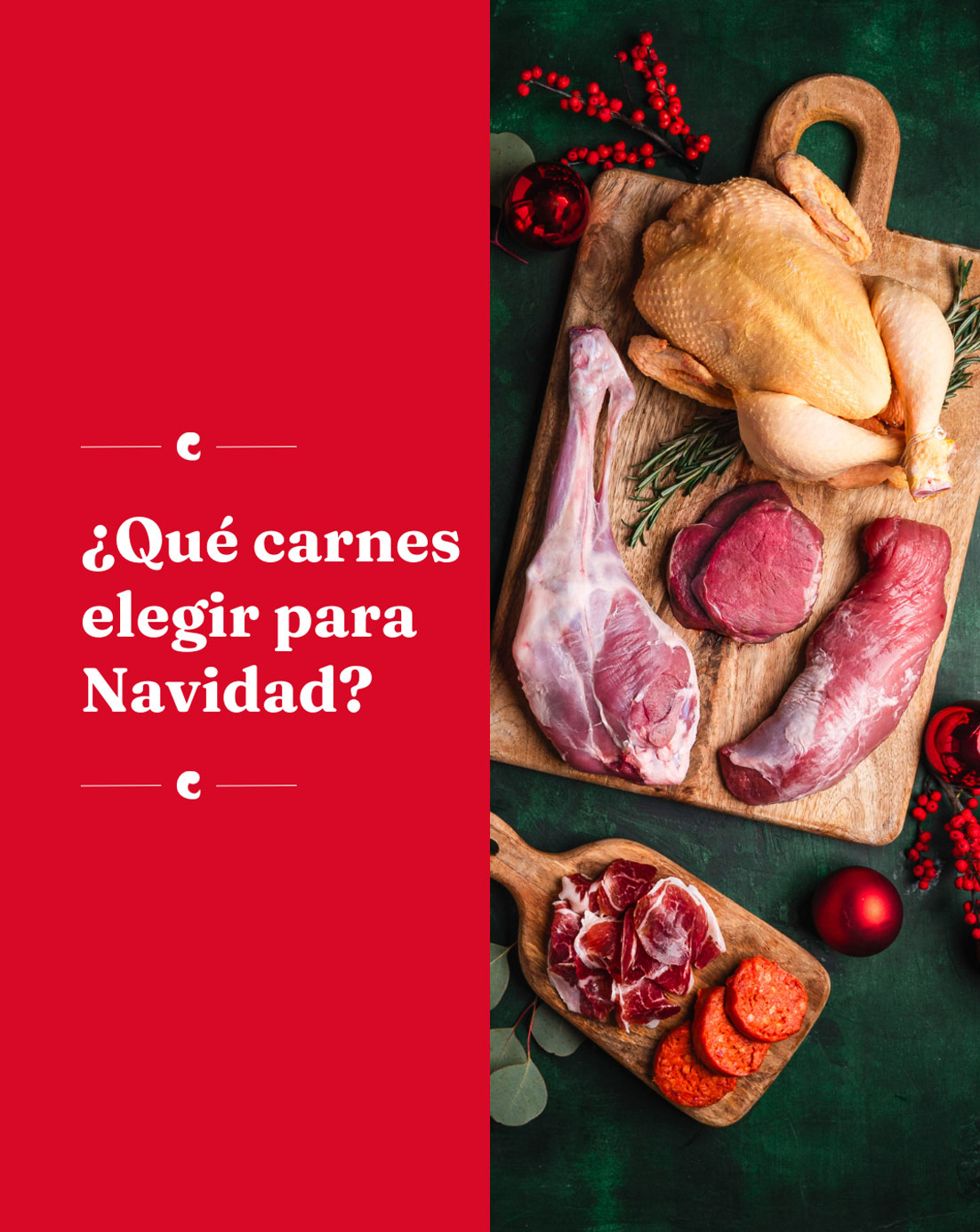 ¿Qué carnes elegir para Navidad?