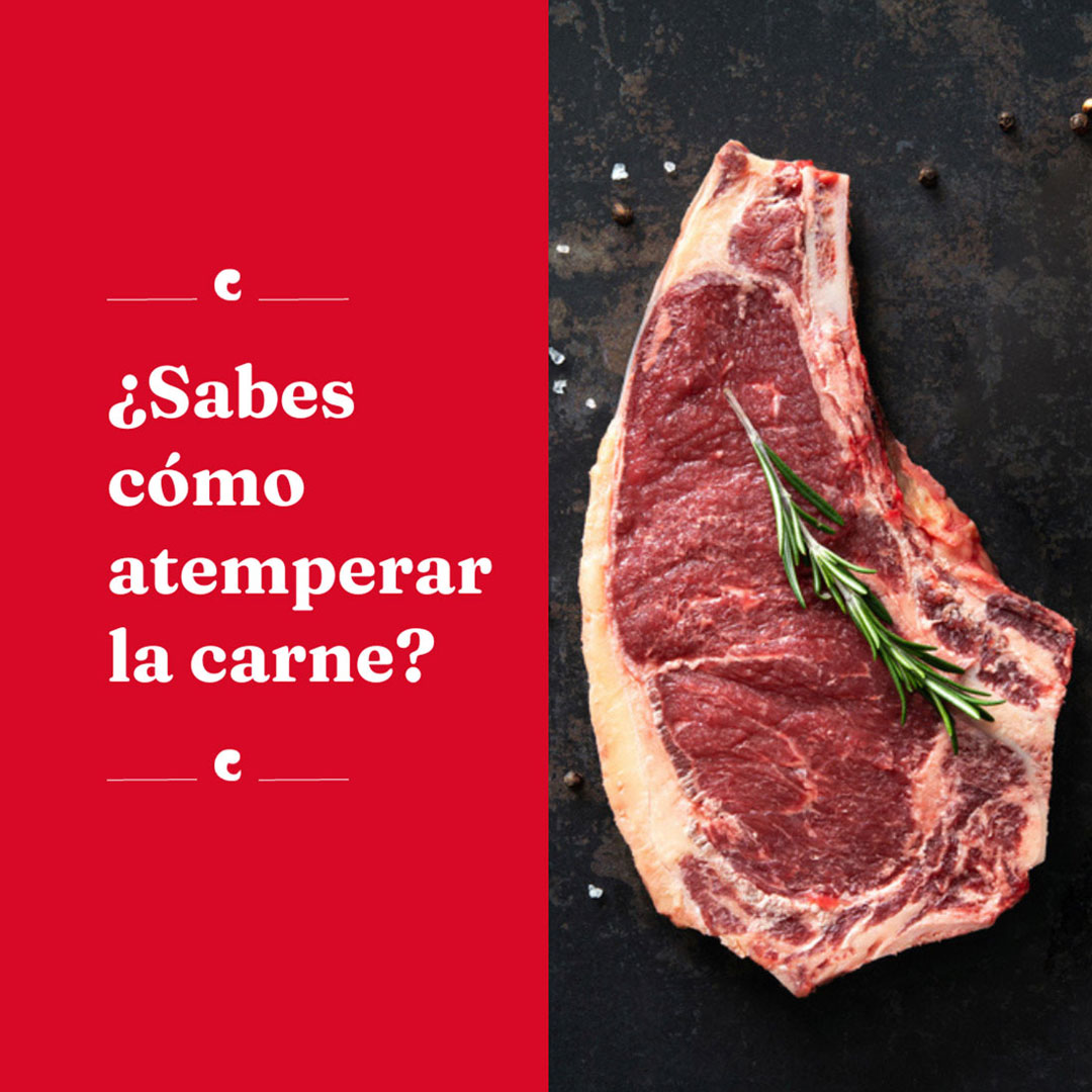 Cómo atemperar la carne