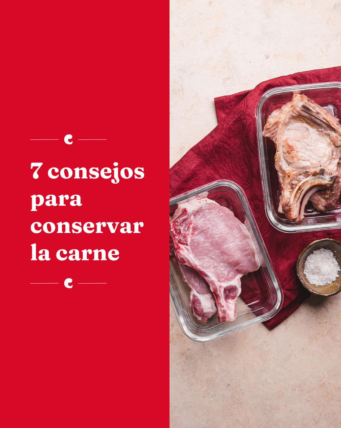 Cómo conservar la carne