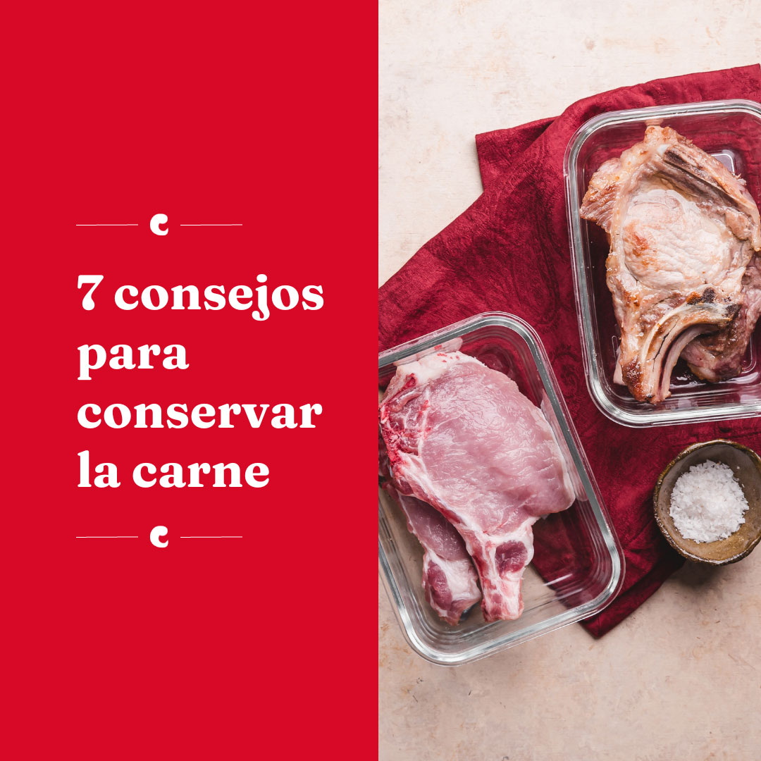 Cómo conservar la carne