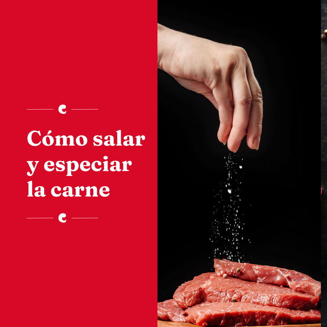 Cómo salar y condimentar la carne