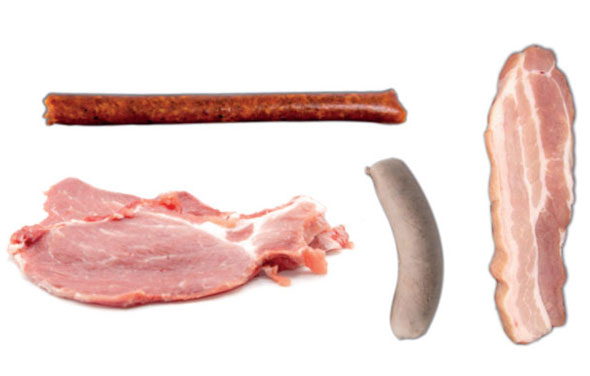 Botifarrón, cabeza de lomo, chistorra, panceta