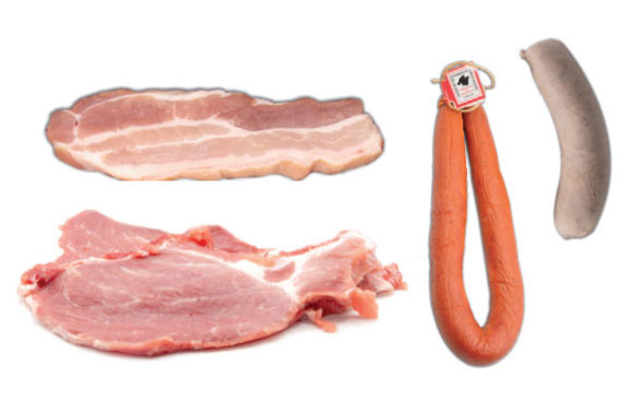 Botifarrón, cabeza de lomo, longaniza, panceta