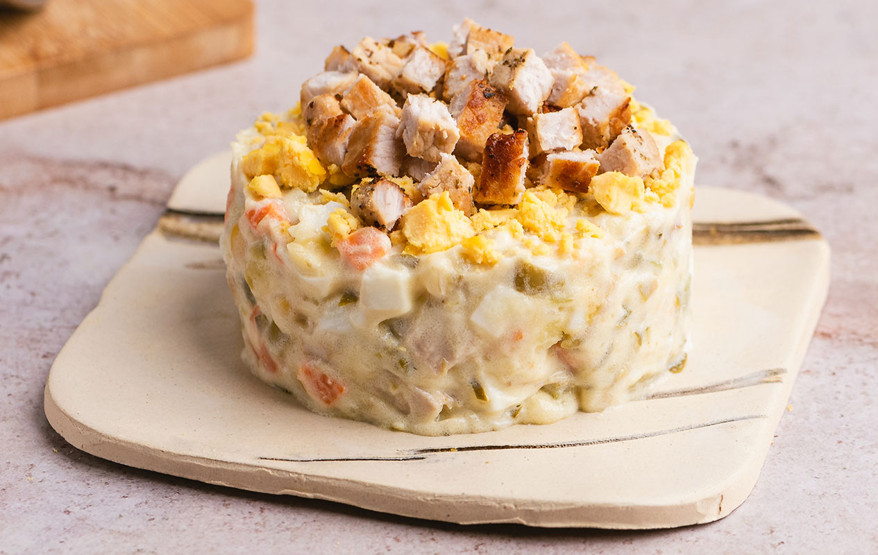 Ensaladilla con lomo